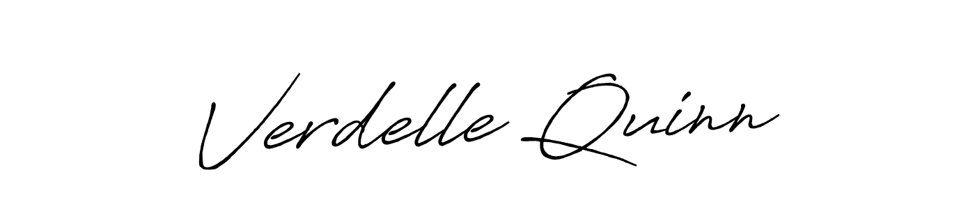 How to make Verdelle Quinn signature? Antro_Vectra_Bolder is a professional autograph style. Create handwritten signature for Verdelle Quinn name. Verdelle Quinn signature style 7 images and pictures png