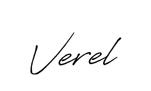 You can use this online signature creator to create a handwritten signature for the name Verel. This is the best online autograph maker. Verel signature style 7 images and pictures png