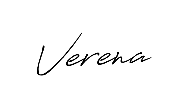 Design your own signature with our free online signature maker. With this signature software, you can create a handwritten (Antro_Vectra_Bolder) signature for name Verena. Verena signature style 7 images and pictures png