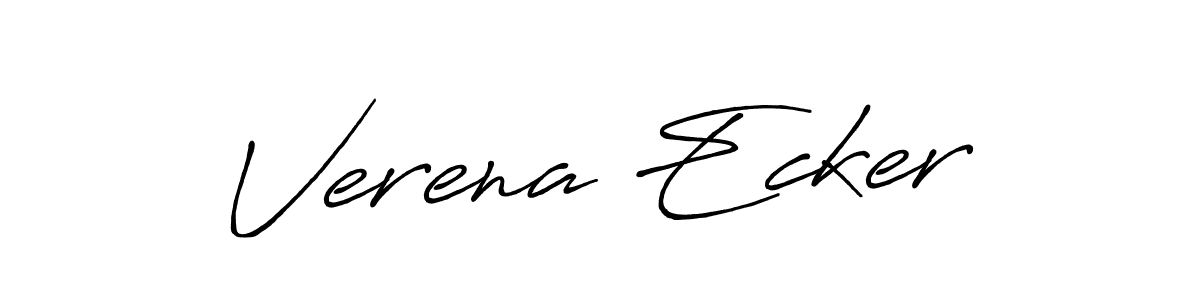 if you are searching for the best signature style for your name Verena Ecker. so please give up your signature search. here we have designed multiple signature styles  using Antro_Vectra_Bolder. Verena Ecker signature style 7 images and pictures png