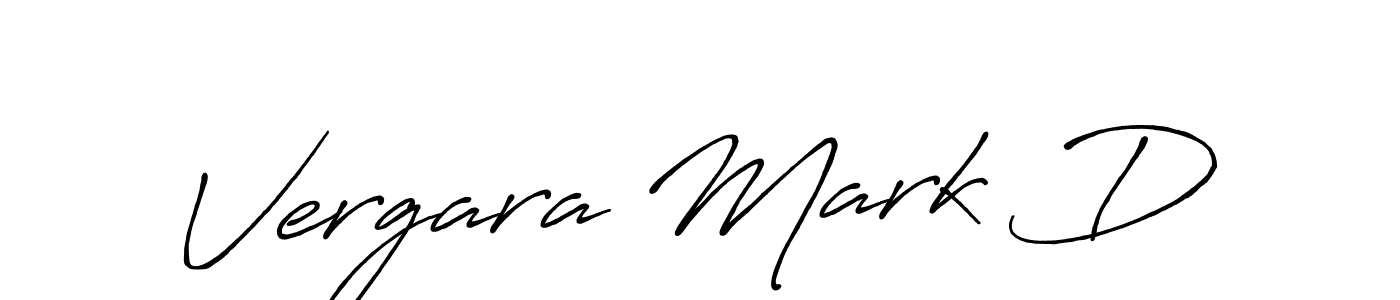 Design your own signature with our free online signature maker. With this signature software, you can create a handwritten (Antro_Vectra_Bolder) signature for name Vergara Mark D. Vergara Mark D signature style 7 images and pictures png