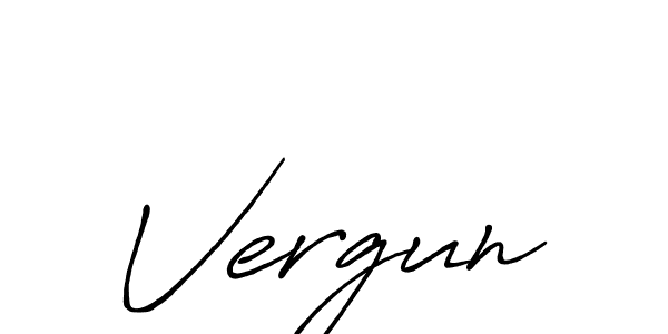 It looks lik you need a new signature style for name Vergun. Design unique handwritten (Antro_Vectra_Bolder) signature with our free signature maker in just a few clicks. Vergun signature style 7 images and pictures png