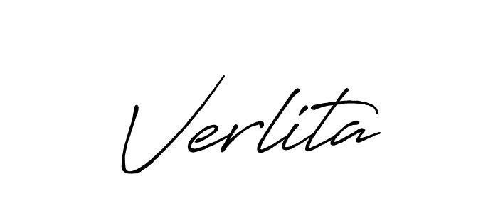 The best way (Antro_Vectra_Bolder) to make a short signature is to pick only two or three words in your name. The name Verlita include a total of six letters. For converting this name. Verlita signature style 7 images and pictures png
