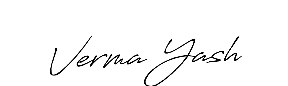 You can use this online signature creator to create a handwritten signature for the name Verma Yash. This is the best online autograph maker. Verma Yash signature style 7 images and pictures png