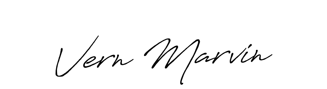 Make a beautiful signature design for name Vern Marvin. Use this online signature maker to create a handwritten signature for free. Vern Marvin signature style 7 images and pictures png