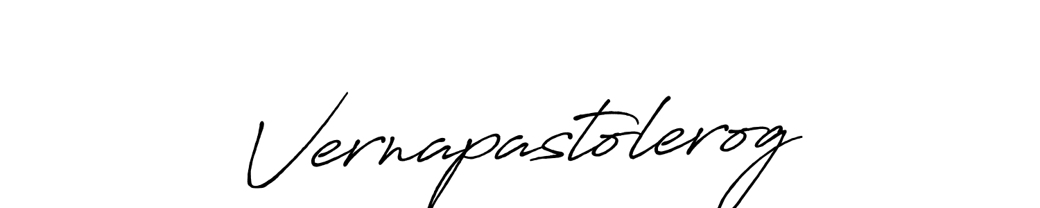 Design your own signature with our free online signature maker. With this signature software, you can create a handwritten (Antro_Vectra_Bolder) signature for name Vernapastolerog. Vernapastolerog signature style 7 images and pictures png