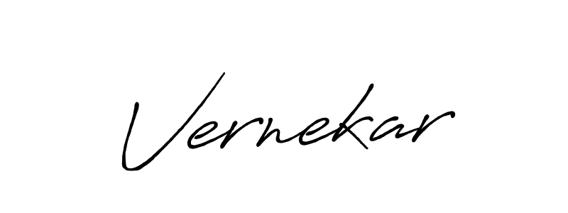 Also we have Vernekar name is the best signature style. Create professional handwritten signature collection using Antro_Vectra_Bolder autograph style. Vernekar signature style 7 images and pictures png