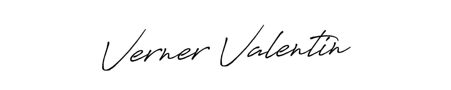 Design your own signature with our free online signature maker. With this signature software, you can create a handwritten (Antro_Vectra_Bolder) signature for name Verner Valentin. Verner Valentin signature style 7 images and pictures png