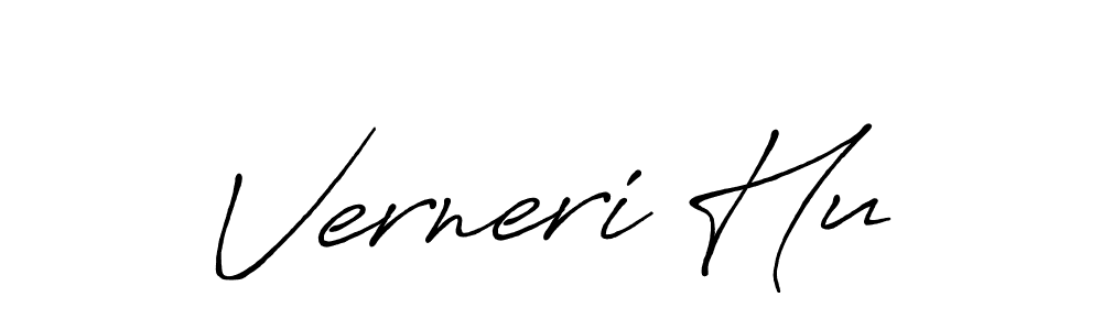 Similarly Antro_Vectra_Bolder is the best handwritten signature design. Signature creator online .You can use it as an online autograph creator for name Verneri Hu. Verneri Hu signature style 7 images and pictures png