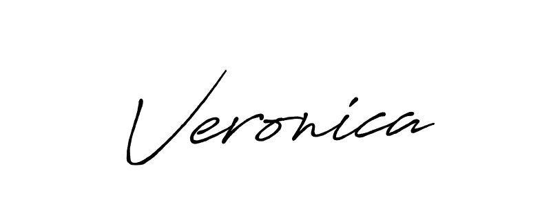 Design your own signature with our free online signature maker. With this signature software, you can create a handwritten (Antro_Vectra_Bolder) signature for name Veronica. Veronica signature style 7 images and pictures png