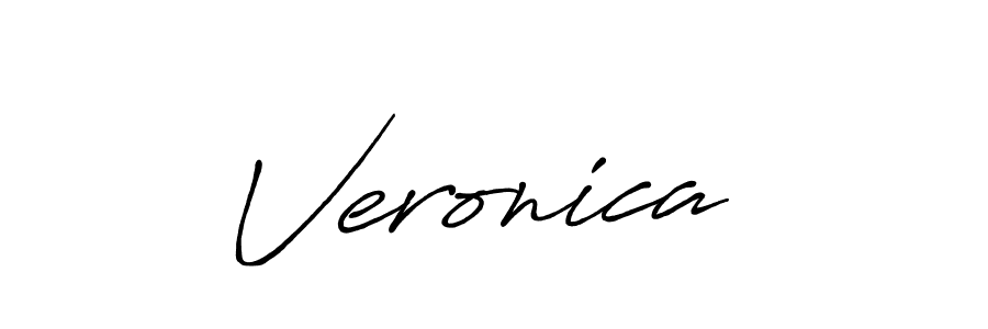 Similarly Antro_Vectra_Bolder is the best handwritten signature design. Signature creator online .You can use it as an online autograph creator for name Veronica . Veronica  signature style 7 images and pictures png