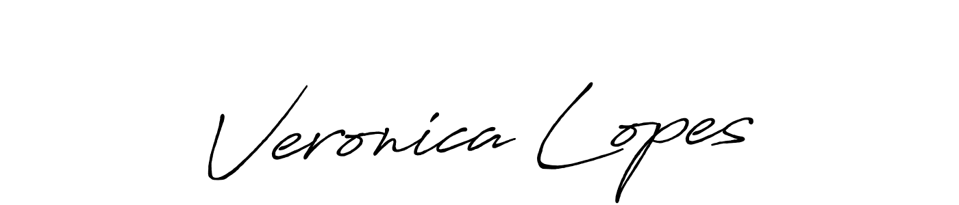 The best way (Antro_Vectra_Bolder) to make a short signature is to pick only two or three words in your name. The name Veronica Lopes include a total of six letters. For converting this name. Veronica Lopes signature style 7 images and pictures png