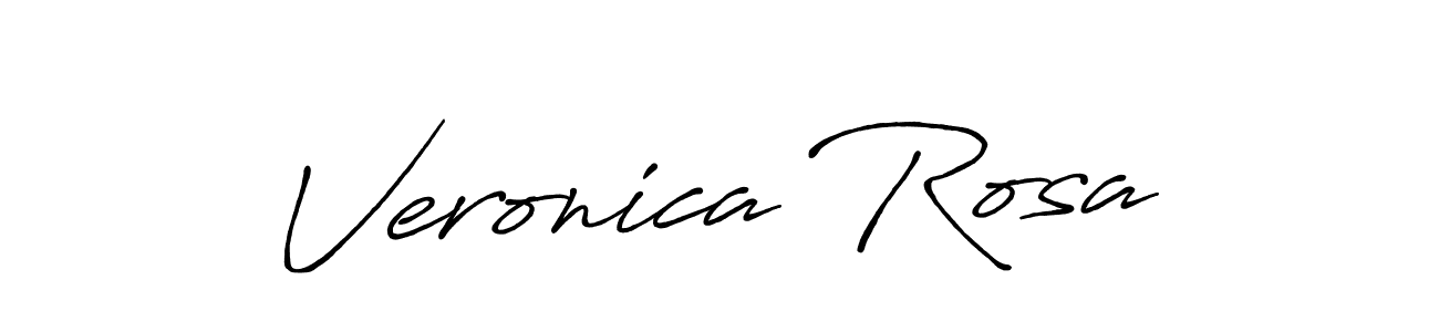 Use a signature maker to create a handwritten signature online. With this signature software, you can design (Antro_Vectra_Bolder) your own signature for name Veronica Rosa. Veronica Rosa signature style 7 images and pictures png