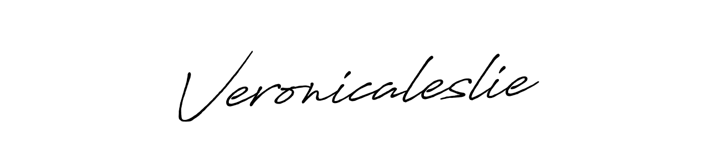 How to make Veronicaleslie signature? Antro_Vectra_Bolder is a professional autograph style. Create handwritten signature for Veronicaleslie name. Veronicaleslie signature style 7 images and pictures png