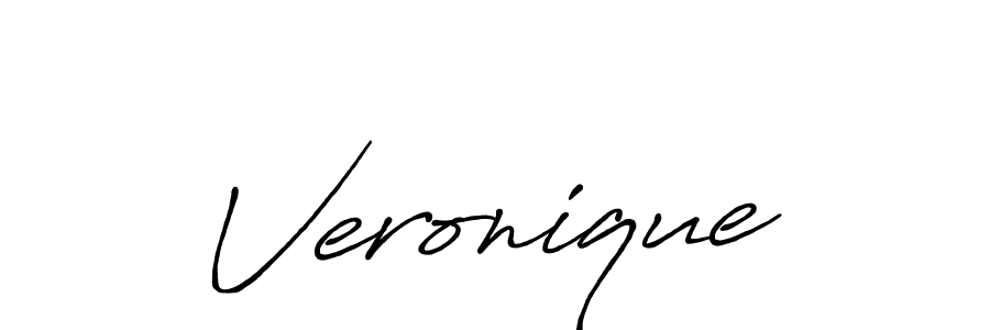 Design your own signature with our free online signature maker. With this signature software, you can create a handwritten (Antro_Vectra_Bolder) signature for name Veronique. Veronique signature style 7 images and pictures png