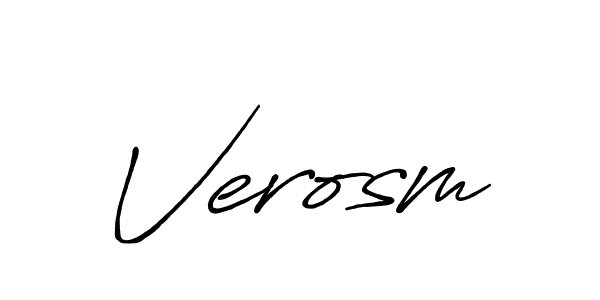 It looks lik you need a new signature style for name Verosm. Design unique handwritten (Antro_Vectra_Bolder) signature with our free signature maker in just a few clicks. Verosm signature style 7 images and pictures png