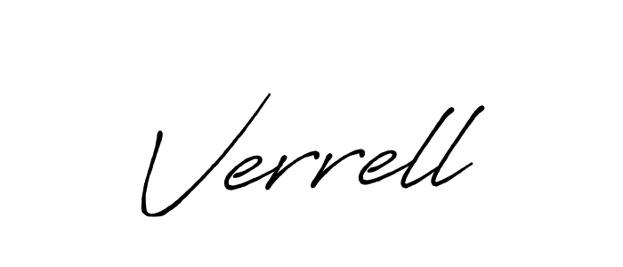 The best way (Antro_Vectra_Bolder) to make a short signature is to pick only two or three words in your name. The name Verrell include a total of six letters. For converting this name. Verrell signature style 7 images and pictures png