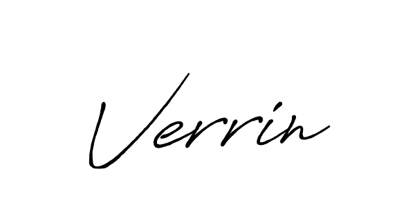 Also You can easily find your signature by using the search form. We will create Verrin name handwritten signature images for you free of cost using Antro_Vectra_Bolder sign style. Verrin signature style 7 images and pictures png