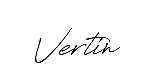 Similarly Antro_Vectra_Bolder is the best handwritten signature design. Signature creator online .You can use it as an online autograph creator for name Vertin. Vertin signature style 7 images and pictures png