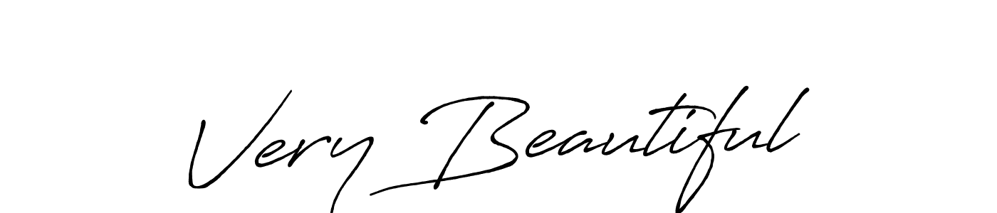 Create a beautiful signature design for name Very Beautiful. With this signature (Antro_Vectra_Bolder) fonts, you can make a handwritten signature for free. Very Beautiful signature style 7 images and pictures png