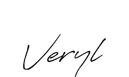 How to make Veryl signature? Antro_Vectra_Bolder is a professional autograph style. Create handwritten signature for Veryl name. Veryl signature style 7 images and pictures png