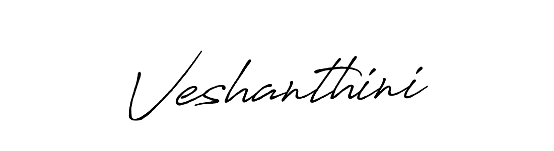 Make a beautiful signature design for name Veshanthini. With this signature (Antro_Vectra_Bolder) style, you can create a handwritten signature for free. Veshanthini signature style 7 images and pictures png
