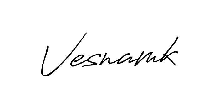 Also we have Vesnamk name is the best signature style. Create professional handwritten signature collection using Antro_Vectra_Bolder autograph style. Vesnamk signature style 7 images and pictures png