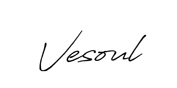 Make a beautiful signature design for name Vesoul. Use this online signature maker to create a handwritten signature for free. Vesoul signature style 7 images and pictures png