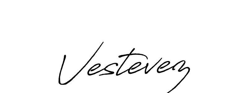 Once you've used our free online signature maker to create your best signature Antro_Vectra_Bolder style, it's time to enjoy all of the benefits that Vestevez name signing documents. Vestevez signature style 7 images and pictures png