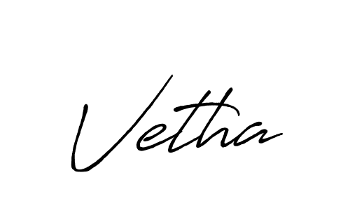 How to make Vetha name signature. Use Antro_Vectra_Bolder style for creating short signs online. This is the latest handwritten sign. Vetha signature style 7 images and pictures png