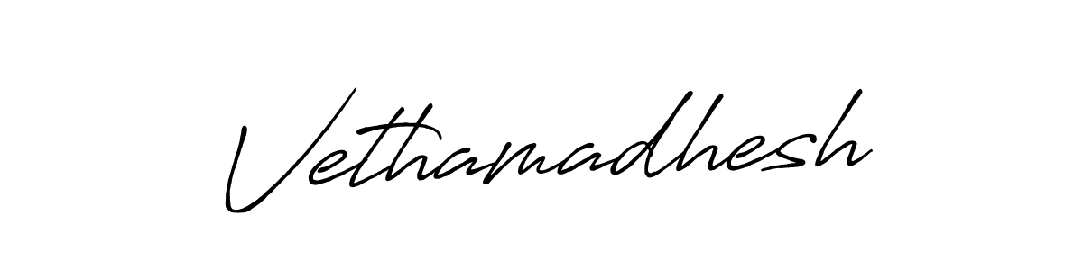 How to make Vethamadhesh name signature. Use Antro_Vectra_Bolder style for creating short signs online. This is the latest handwritten sign. Vethamadhesh signature style 7 images and pictures png