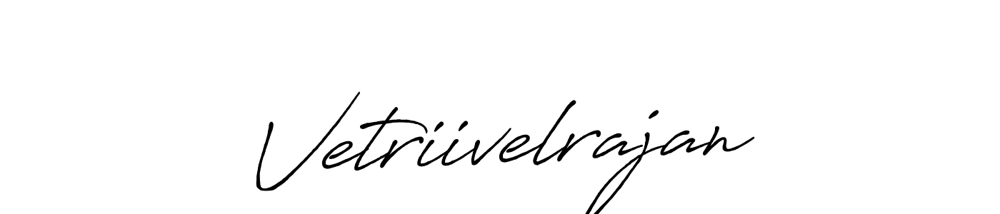 You should practise on your own different ways (Antro_Vectra_Bolder) to write your name (Vetriivelrajan) in signature. don't let someone else do it for you. Vetriivelrajan signature style 7 images and pictures png