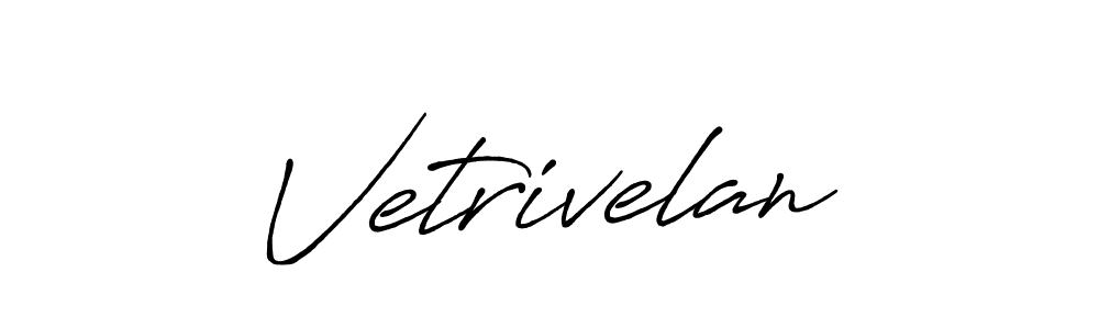 Make a beautiful signature design for name Vetrivelan. Use this online signature maker to create a handwritten signature for free. Vetrivelan signature style 7 images and pictures png