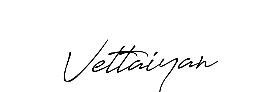 Create a beautiful signature design for name Vettaiyan. With this signature (Antro_Vectra_Bolder) fonts, you can make a handwritten signature for free. Vettaiyan signature style 7 images and pictures png