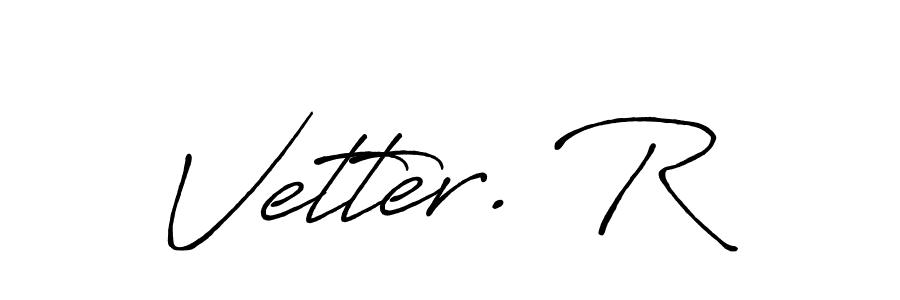 Make a beautiful signature design for name Vetter. R. Use this online signature maker to create a handwritten signature for free. Vetter. R signature style 7 images and pictures png