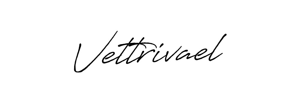 How to make Vettrivael name signature. Use Antro_Vectra_Bolder style for creating short signs online. This is the latest handwritten sign. Vettrivael signature style 7 images and pictures png
