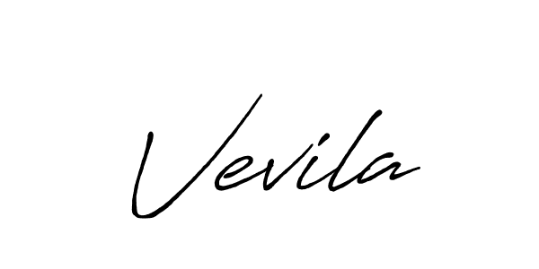 How to make Vevila name signature. Use Antro_Vectra_Bolder style for creating short signs online. This is the latest handwritten sign. Vevila signature style 7 images and pictures png