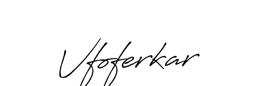 The best way (Antro_Vectra_Bolder) to make a short signature is to pick only two or three words in your name. The name Vfoferkar include a total of six letters. For converting this name. Vfoferkar signature style 7 images and pictures png