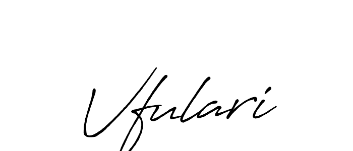 if you are searching for the best signature style for your name Vfulari. so please give up your signature search. here we have designed multiple signature styles  using Antro_Vectra_Bolder. Vfulari signature style 7 images and pictures png