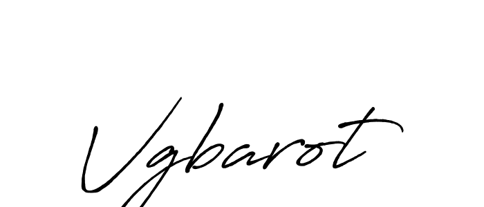 Make a beautiful signature design for name Vgbarot. With this signature (Antro_Vectra_Bolder) style, you can create a handwritten signature for free. Vgbarot signature style 7 images and pictures png