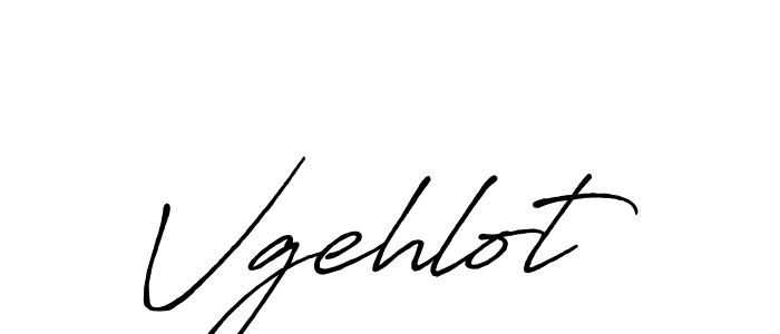 How to make Vgehlot signature? Antro_Vectra_Bolder is a professional autograph style. Create handwritten signature for Vgehlot name. Vgehlot signature style 7 images and pictures png