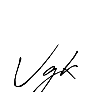 Also You can easily find your signature by using the search form. We will create Vgk name handwritten signature images for you free of cost using Antro_Vectra_Bolder sign style. Vgk signature style 7 images and pictures png