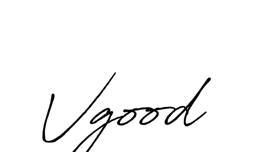 Make a beautiful signature design for name Vgood. With this signature (Antro_Vectra_Bolder) style, you can create a handwritten signature for free. Vgood signature style 7 images and pictures png