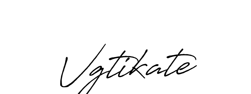 How to make Vgtikate signature? Antro_Vectra_Bolder is a professional autograph style. Create handwritten signature for Vgtikate name. Vgtikate signature style 7 images and pictures png