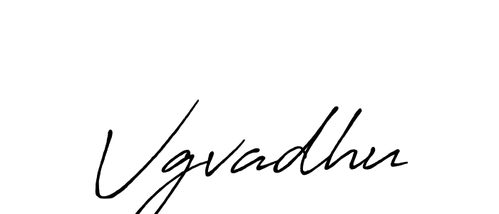 It looks lik you need a new signature style for name Vgvadhu. Design unique handwritten (Antro_Vectra_Bolder) signature with our free signature maker in just a few clicks. Vgvadhu signature style 7 images and pictures png