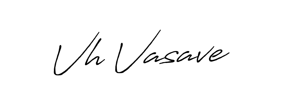 Also we have Vh Vasave name is the best signature style. Create professional handwritten signature collection using Antro_Vectra_Bolder autograph style. Vh Vasave signature style 7 images and pictures png