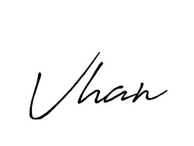 if you are searching for the best signature style for your name Vhan. so please give up your signature search. here we have designed multiple signature styles  using Antro_Vectra_Bolder. Vhan signature style 7 images and pictures png