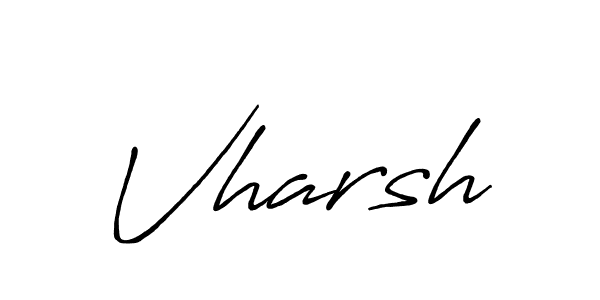 Once you've used our free online signature maker to create your best signature Antro_Vectra_Bolder style, it's time to enjoy all of the benefits that Vharsh name signing documents. Vharsh signature style 7 images and pictures png