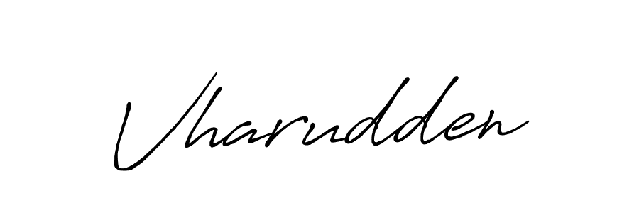 Vharudden stylish signature style. Best Handwritten Sign (Antro_Vectra_Bolder) for my name. Handwritten Signature Collection Ideas for my name Vharudden. Vharudden signature style 7 images and pictures png