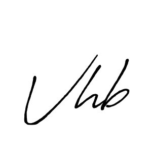 How to make Vhb name signature. Use Antro_Vectra_Bolder style for creating short signs online. This is the latest handwritten sign. Vhb signature style 7 images and pictures png